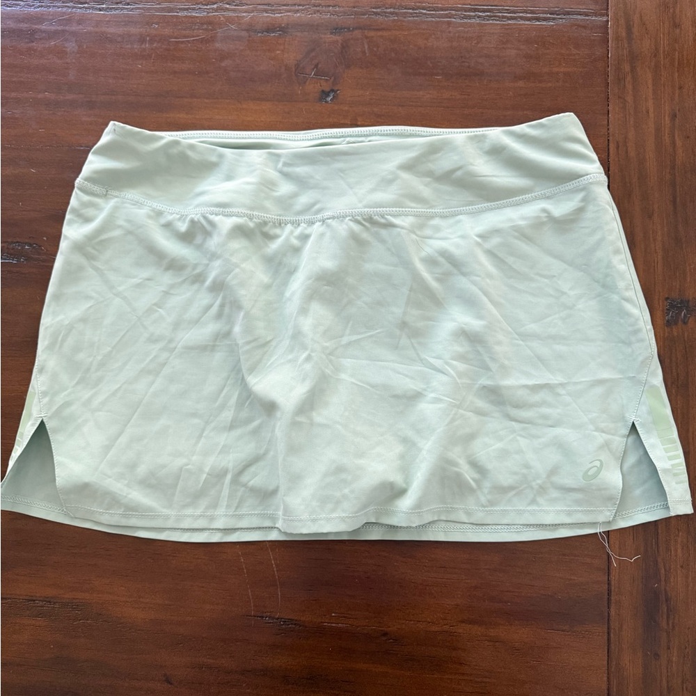 Asics Light Sage Athletic Skort with Built-In Liner